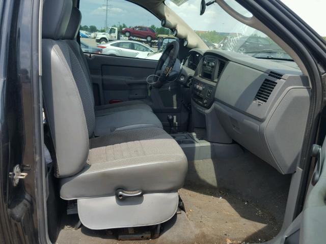 3D7KS26C06G248324 - 2006 DODGE RAM 2500 S BLACK photo 5