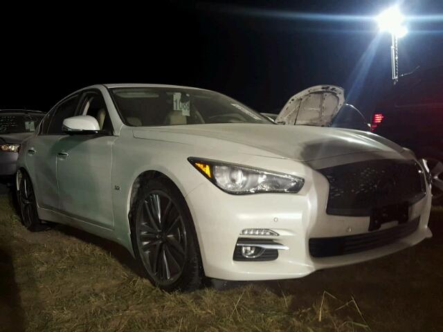 JN1EV7AP9GM303375 - 2016 INFINITI Q50 WHITE photo 1