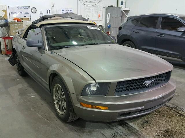 1ZVFT84N055216668 - 2005 FORD MUSTANG SILVER photo 1