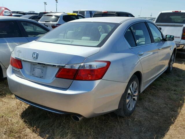 1HGCR2F35DA018320 - 2013 HONDA ACCORD SILVER photo 4