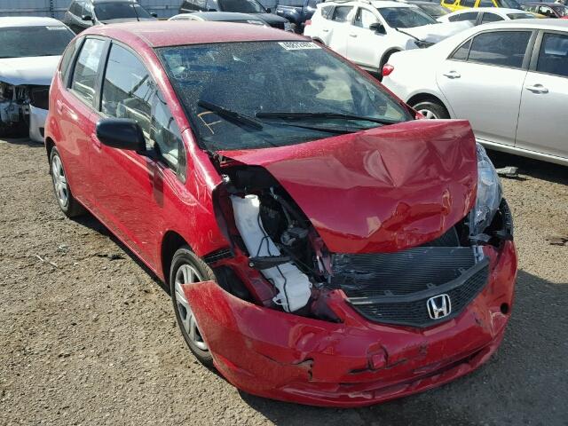 JHMGE8H22AC015439 - 2010 HONDA FIT RED photo 1