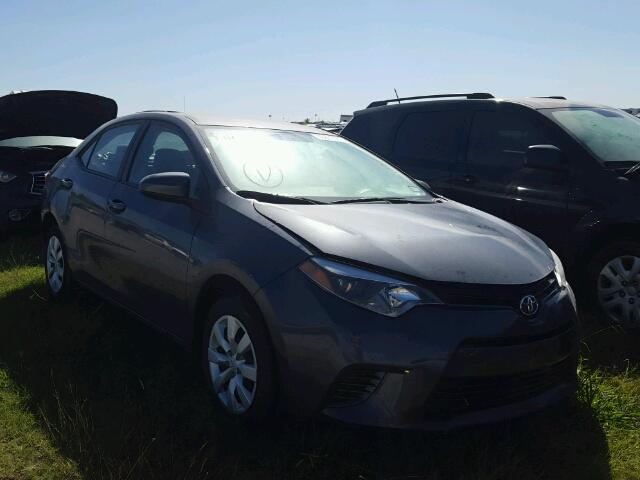 5YFBURHE0GP564006 - 2016 TOYOTA COROLLA BLUE photo 1