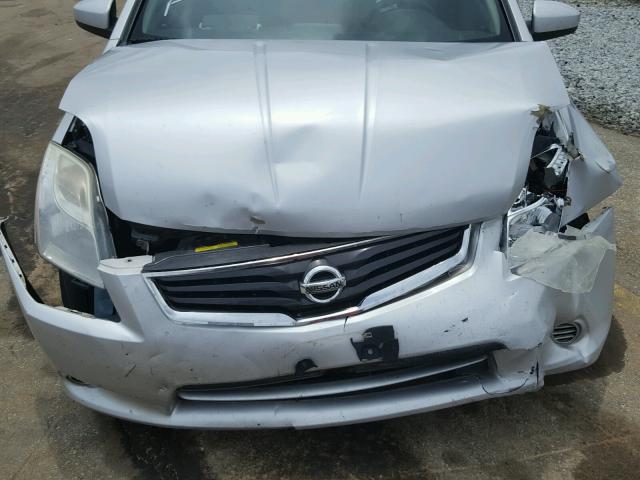 3N1AB6AP2CL668485 - 2012 NISSAN SENTRA 2.0 GRAY photo 7