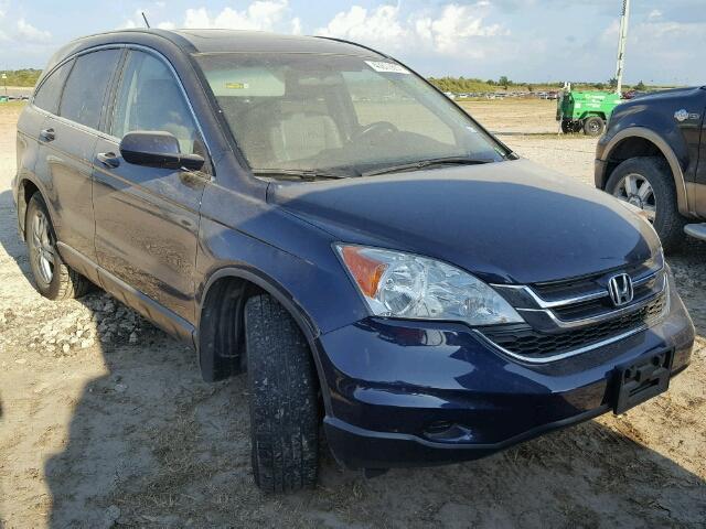 5J6RE3H77BL027087 - 2011 HONDA CR-V EXL BLUE photo 1