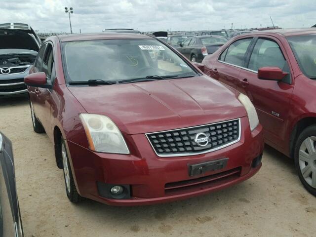 3N1AB61E77L604771 - 2007 NISSAN SENTRA BURGUNDY photo 1