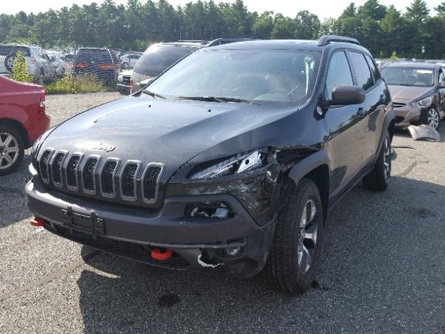 1C4PJMBB2EW310429 - 2014 JEEP CHEROKEE T BLACK photo 2