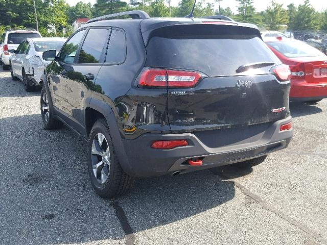 1C4PJMBB2EW310429 - 2014 JEEP CHEROKEE T BLACK photo 3