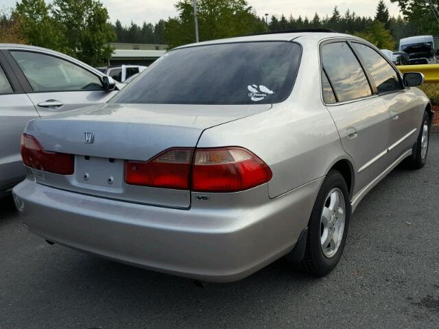 1HGCG1659WA002707 - 1998 HONDA ACCORD EX SILVER photo 4