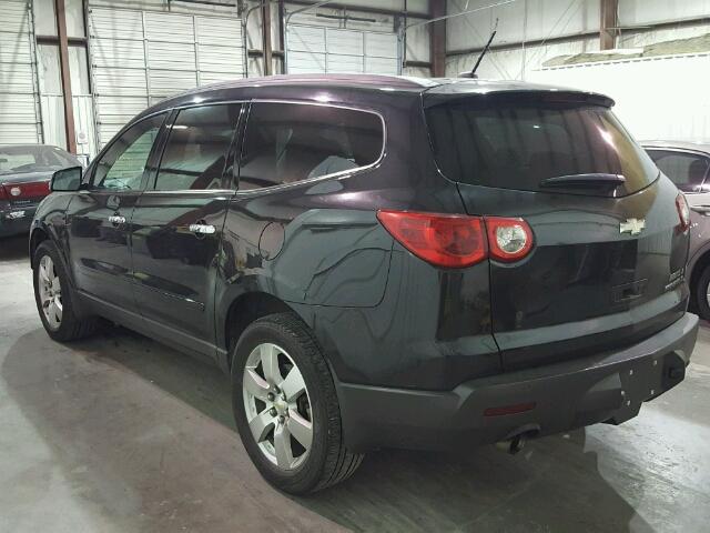 1GNKRGED2BJ336028 - 2011 CHEVROLET TRAVERSE L BLACK photo 3