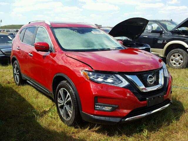 5N1AT2MT5HC776206 - 2017 NISSAN ROGUE S RED photo 1