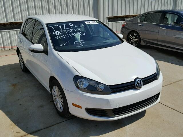 WVWDA7AJ8DW119495 - 2013 VOLKSWAGEN GOLF WHITE photo 1