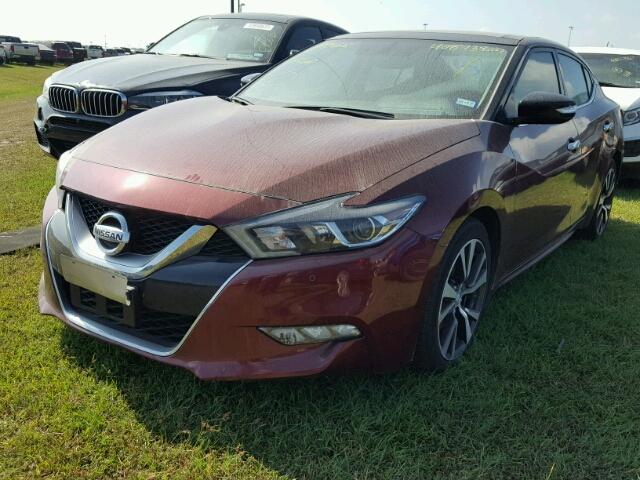 1N4AA6APXGC389177 - 2016 NISSAN MAXIMA 3.5 BURGUNDY photo 2