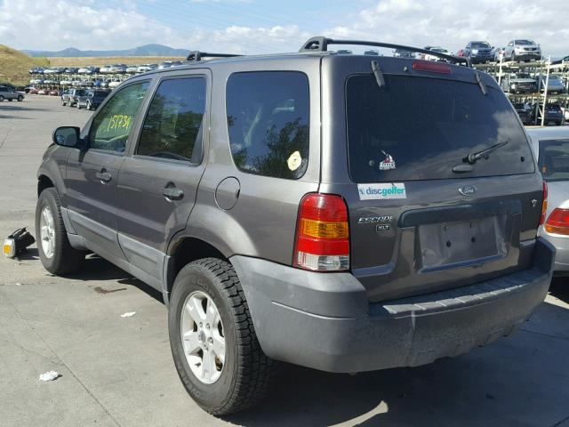 1FMYU93156KB17887 - 2006 FORD ESCAPE GRAY photo 3