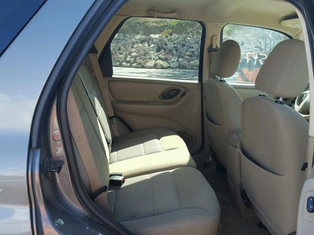 1FMYU93156KB17887 - 2006 FORD ESCAPE GRAY photo 6