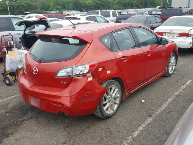 JM1BL1L58C1585244 - 2012 MAZDA 3 S RED photo 4