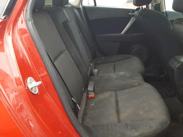 JM1BL1L58C1585244 - 2012 MAZDA 3 S RED photo 6