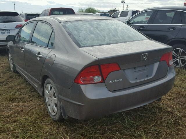 1HGFA16597L052477 - 2007 HONDA CIVIC SILVER photo 3