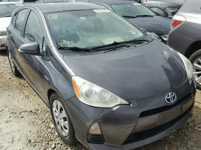 JTDKDTB31E1557796 - 2014 TOYOTA PRIUS C CHARCOAL photo 1