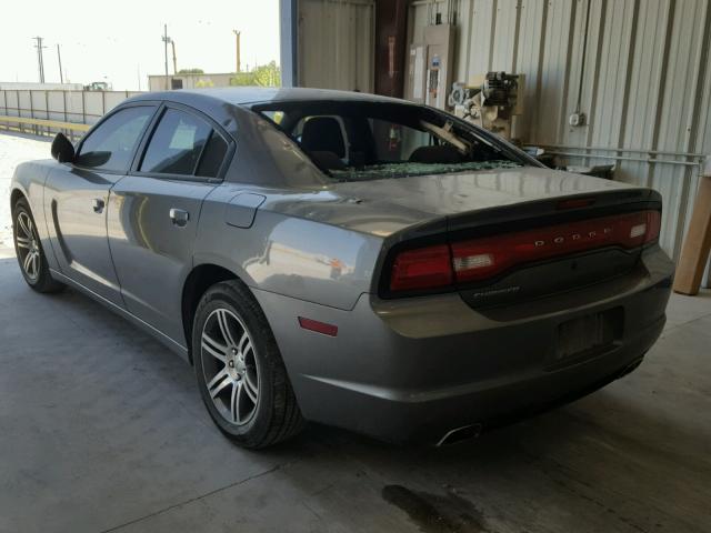 2C3CDXAT0CH262026 - 2012 DODGE CHARGER PO GRAY photo 3