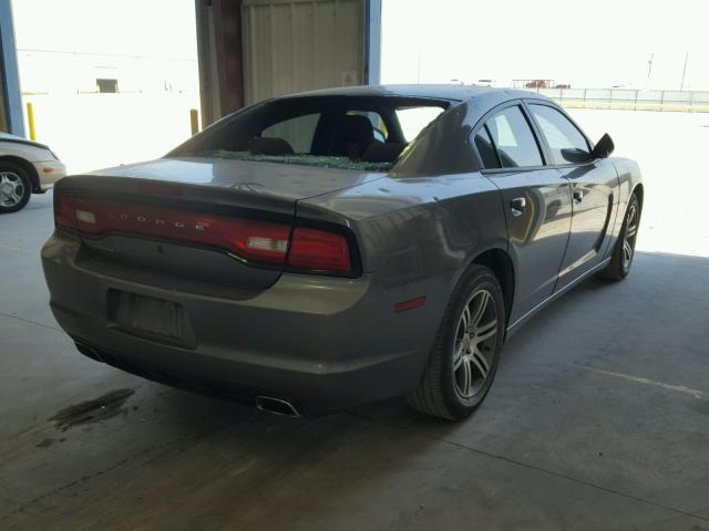 2C3CDXAT0CH262026 - 2012 DODGE CHARGER PO GRAY photo 4