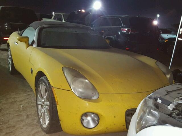 1G2MC35B58Y124691 - 2008 PONTIAC SOLSTICE YELLOW photo 1