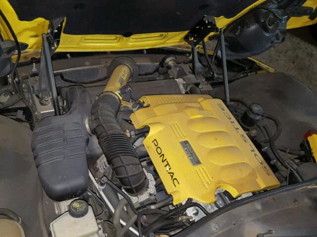 1G2MC35B58Y124691 - 2008 PONTIAC SOLSTICE YELLOW photo 7