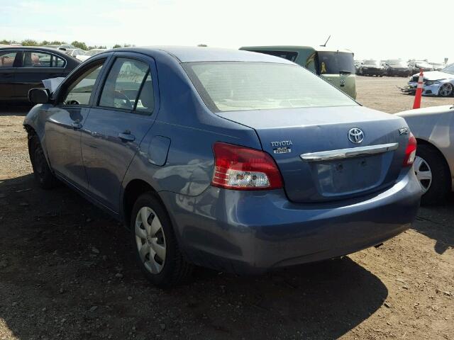 JTDBT923681214766 - 2008 TOYOTA YARIS BLUE photo 3