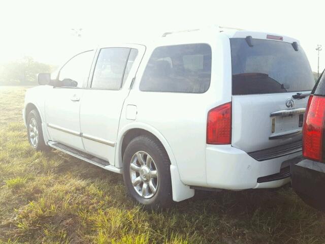 5N3AA08C56N813705 - 2006 INFINITI QX56 WHITE photo 3