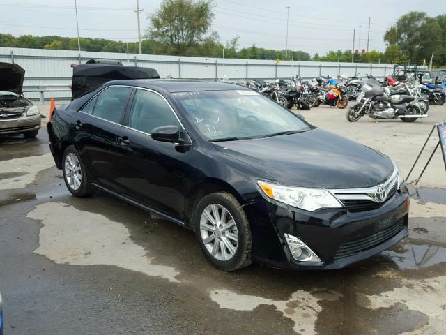 4T4BF1FKXDR274666 - 2013 TOYOTA CAMRY L BLACK photo 1