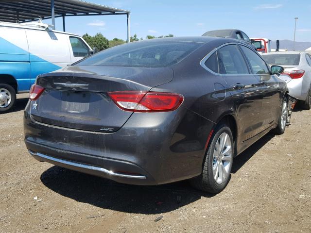 1C3CCCAB5FN717161 - 2015 CHRYSLER 200 LIMITE CHARCOAL photo 4