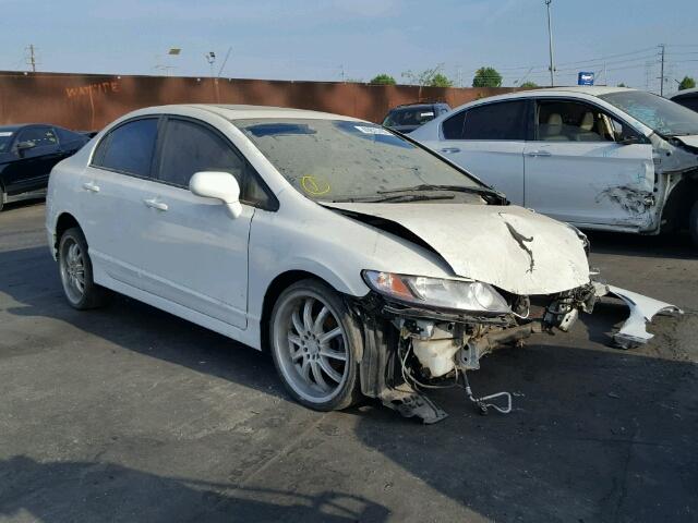 2HGFA1F99AH564635 - 2010 HONDA CIVIC EXL WHITE photo 1