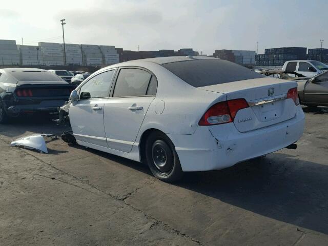 2HGFA1F99AH564635 - 2010 HONDA CIVIC EXL WHITE photo 3