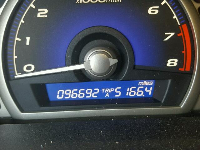 2HGFA1F99AH564635 - 2010 HONDA CIVIC EXL WHITE photo 8