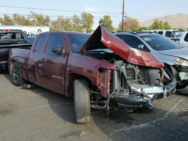 1GCEC19XX9Z194547 - 2009 CHEVROLET SILVERADO MAROON photo 1