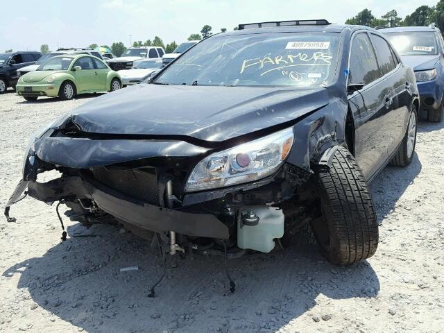 1G11H5SLXEF286454 - 2014 CHEVROLET MALIBU LTZ შავი ფოტო 2