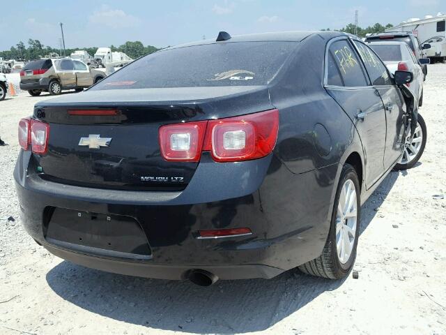 1G11H5SLXEF286454 - 2014 CHEVROLET MALIBU LTZ შავი ფოტო 4
