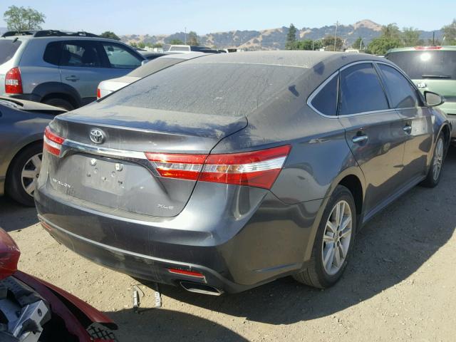 4T1BK1EB8EU087340 - 2014 TOYOTA AVALON BAS Grau Foto 4