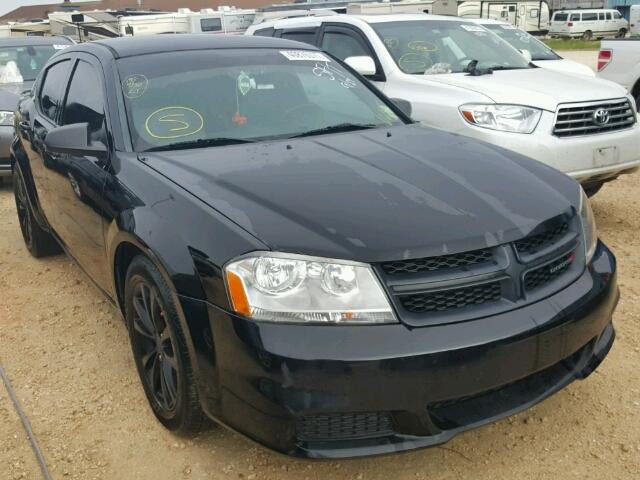 1C3CDZAG9EN148860 - 2014 DODGE AVENGER SE BLACK photo 1