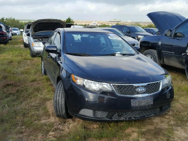 KNAFU4A27C5577280 - 2012 KIA FORTE BLACK photo 3