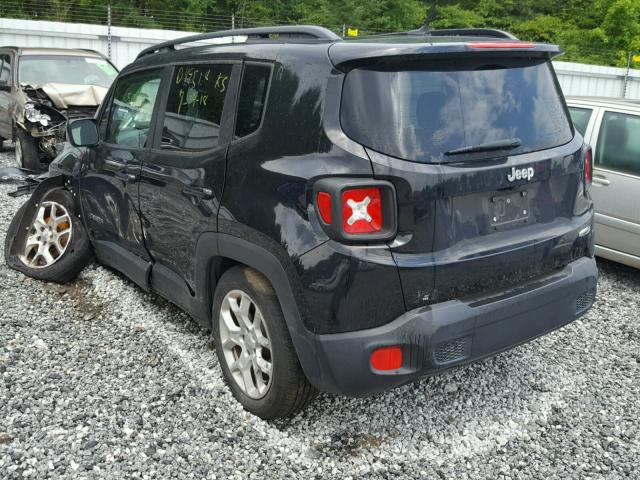 ZACCJABT7FPC24988 - 2015 JEEP RENEGADE L BLACK photo 3