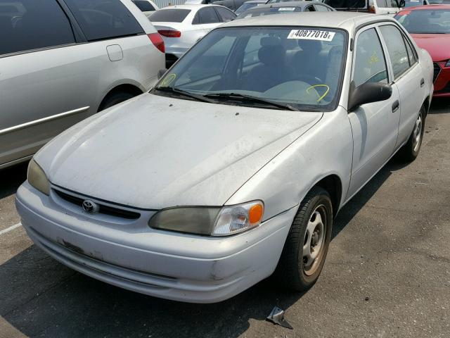 1NXBR12E8YZ415564 - 2000 TOYOTA COROLLA VE SILVER photo 2