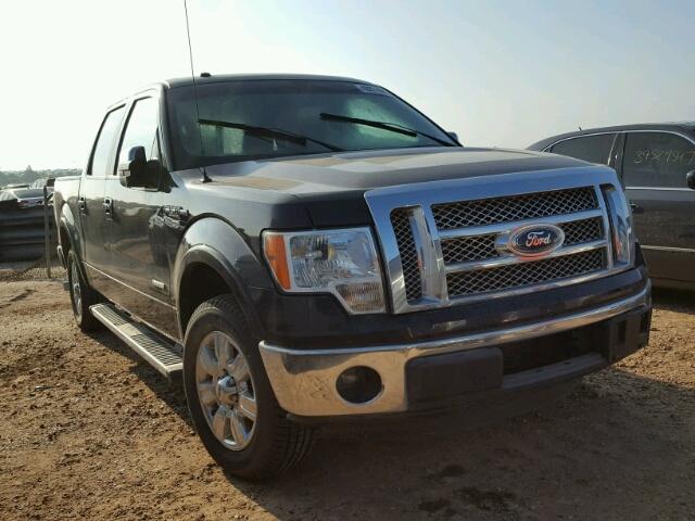 1FTFW1CTXCFA12582 - 2012 FORD F150 BLACK photo 1