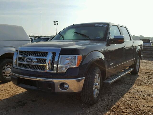 1FTFW1CTXCFA12582 - 2012 FORD F150 Қара фото 2