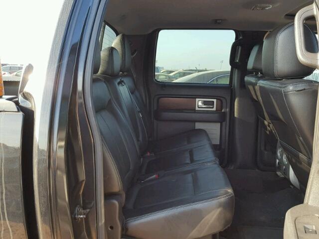 1FTFW1CTXCFA12582 - 2012 FORD F150 BLACK photo 6