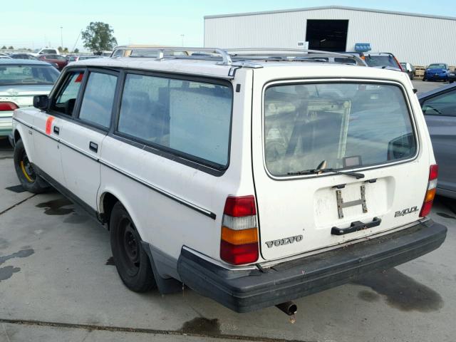 YV1AX8858K1833597 - 1989 VOLVO 245 DL WHITE photo 3