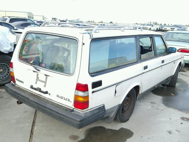 YV1AX8858K1833597 - 1989 VOLVO 245 DL WHITE photo 4