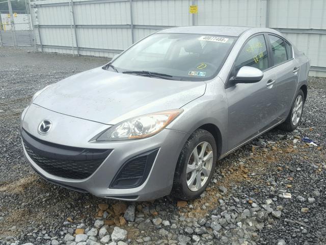 JM1BL1VG0B1397749 - 2011 MAZDA 3 I GRAY photo 2