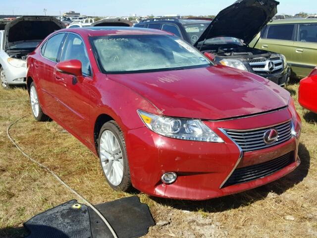 JTHBK1GG3E2113706 - 2014 LEXUS ES RED photo 1