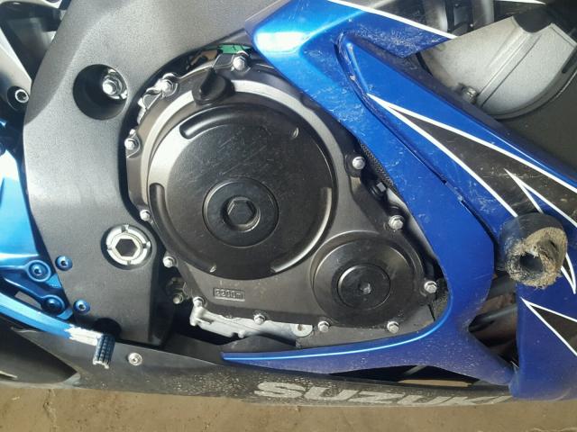 JS1GN7DA172110771 - 2007 SUZUKI GSX-R600 BLUE photo 7