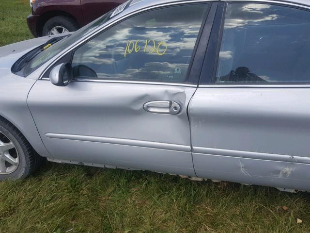 1MEFM50U63A606785 - 2003 MERCURY SABLE GS SILVER photo 9